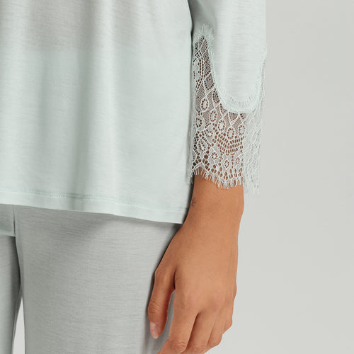 Melia Scalloped Lace Pajama Set | Ice Flow 74803-2577