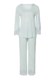 Melia Scalloped Lace Pajama Set | Ice Flow 74803-2577