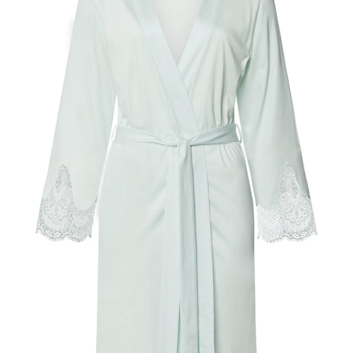 Melia Scalloped Lace Robe 100cm | Ice Flow 74804-2577