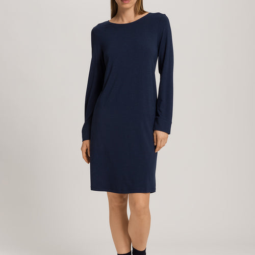 Natural Elegance Soft Jersey Nightgown | Deep Navy 74831-1610
