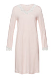74832 Natural Elegance Long Sleeve Nightgown 100cm - 2899 Rose Melange