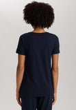 Sleep And Lounge Relaxed V-Neck Top | Deep Navy 74842-1610