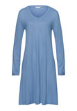 74847 Sleep And Lounge Long Sleeve Nightgown 95cm - 2533 Endless Blue