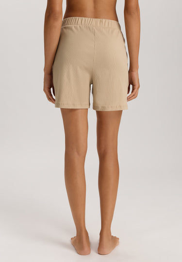Sleep And Lounge Cotton Rib Shorts | Iced Cappuccino 74856-2846