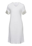 74874 Virginia Short Sleeve Nightgown 100cm - 102 Off White