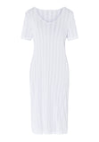 74907 Simone S/Slv Nightgown - 101 White