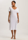 74907 Simone S/Slv Nightgown - 101 White