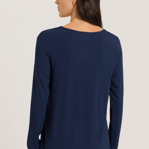 74948 Natural Elegance L/Slv Shirt - 1610 Deep Navy