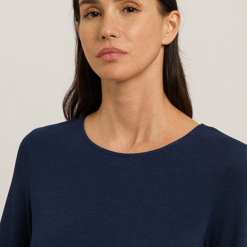 74948 Natural Elegance L/Slv Shirt - 1610 Deep Navy