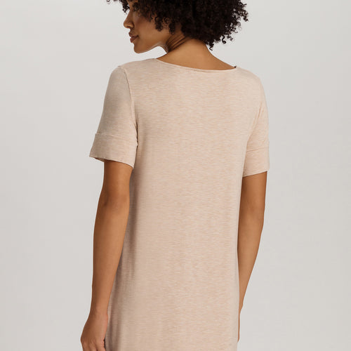 Natural Elegance Short Sleeve Nightdress 90cm | Black/Aqua 74949-3012
