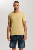 Living Shirts Jersey Cotton Crew Neck T-Shirt | Straw 75050-2248