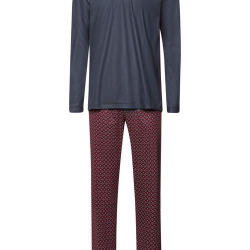 Night And Day Cotton Pajama Set | Red Gems Print 75111-3036