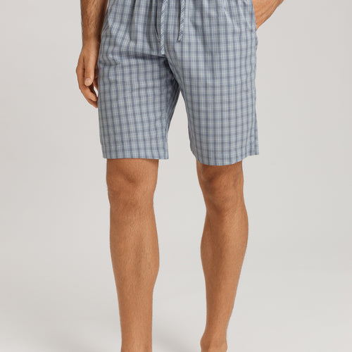 Night And Day Short Woven Pant | Sea Breeze Check 75117-3017
