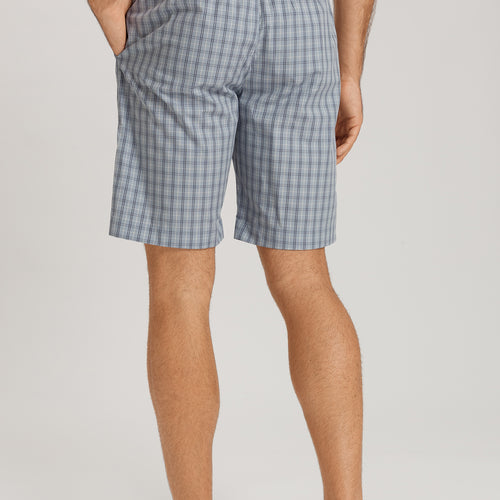 Night And Day Short Woven Pant | Sea Breeze Check 75117-3017
