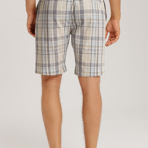 Night And Day Short Woven Pant | Gentle Check 75117-3018