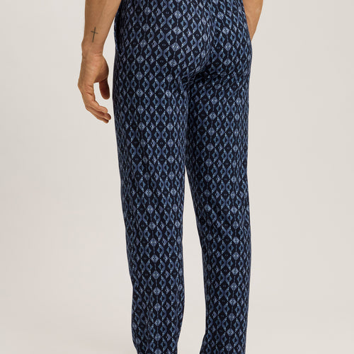 Night And Day Knit Lounge Pant | Blue Diamonds 75216-3023
