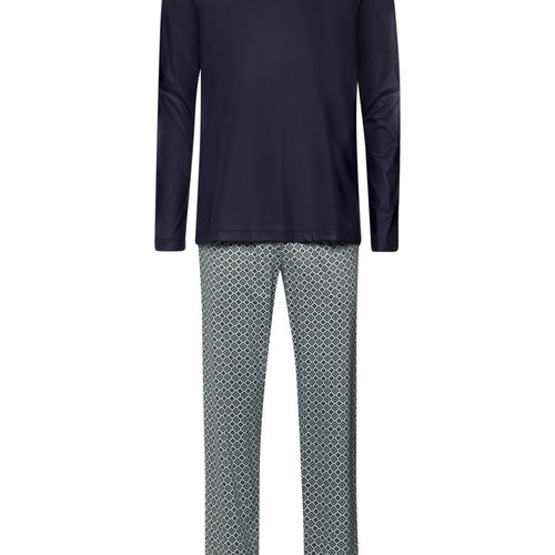 Night And Day Cotton V-Neck Pajama Set | Grey Gems Print 75462-3071