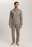 Cozy Comfort Cotton Flannel Button Front Pajama Set | Cardamom Check 75724-3042