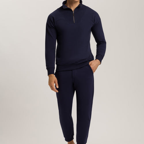 Natural Living Organic Cotton French Terry Sweatshirt | Deep Navy 75775-1610