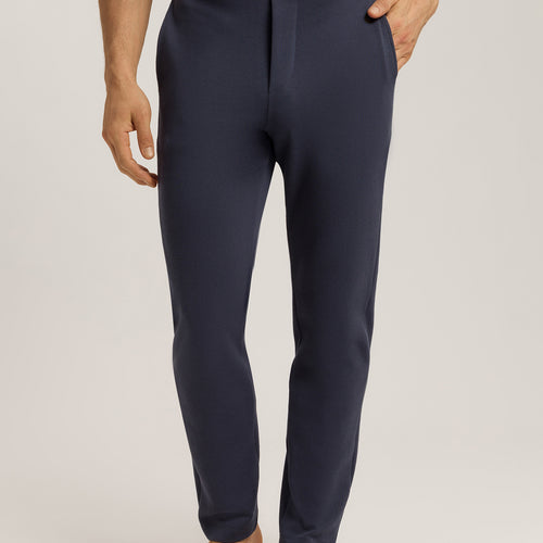 Travelwear Cotton Rib Polo Collar Pullover | Ombre Blue 75858-2635