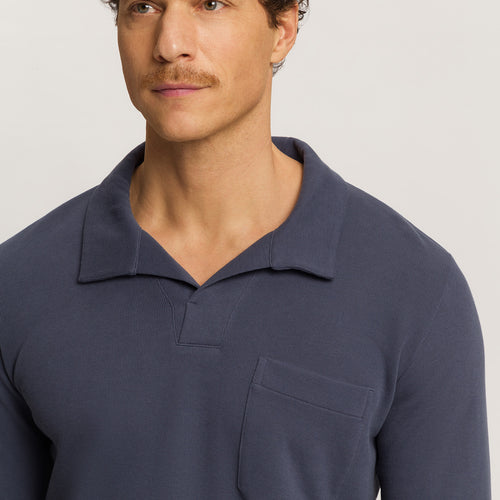 Travelwear Cotton Rib Pants | Ombre Blue 75860-2635