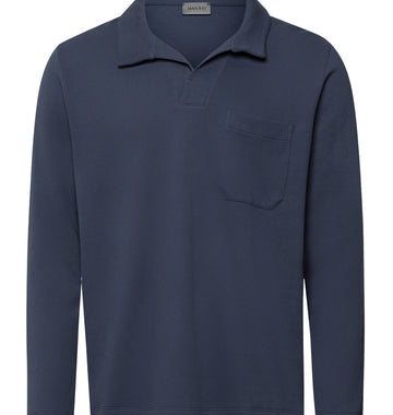 Travelwear Cotton Rib Pants | Ombre Blue 75860-2635