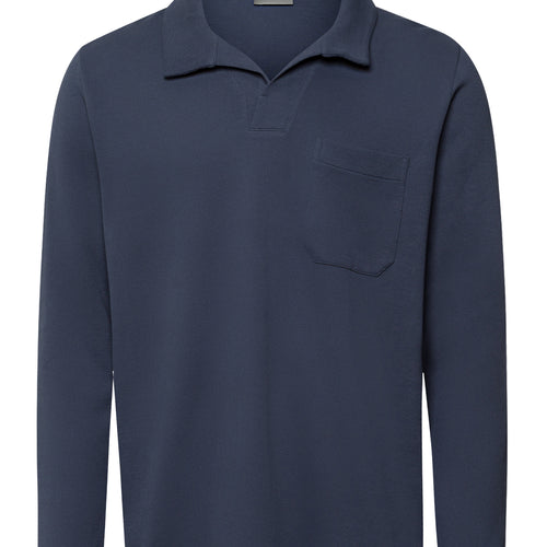 Travelwear Cotton Rib Pants | Ombre Blue 75860-2635