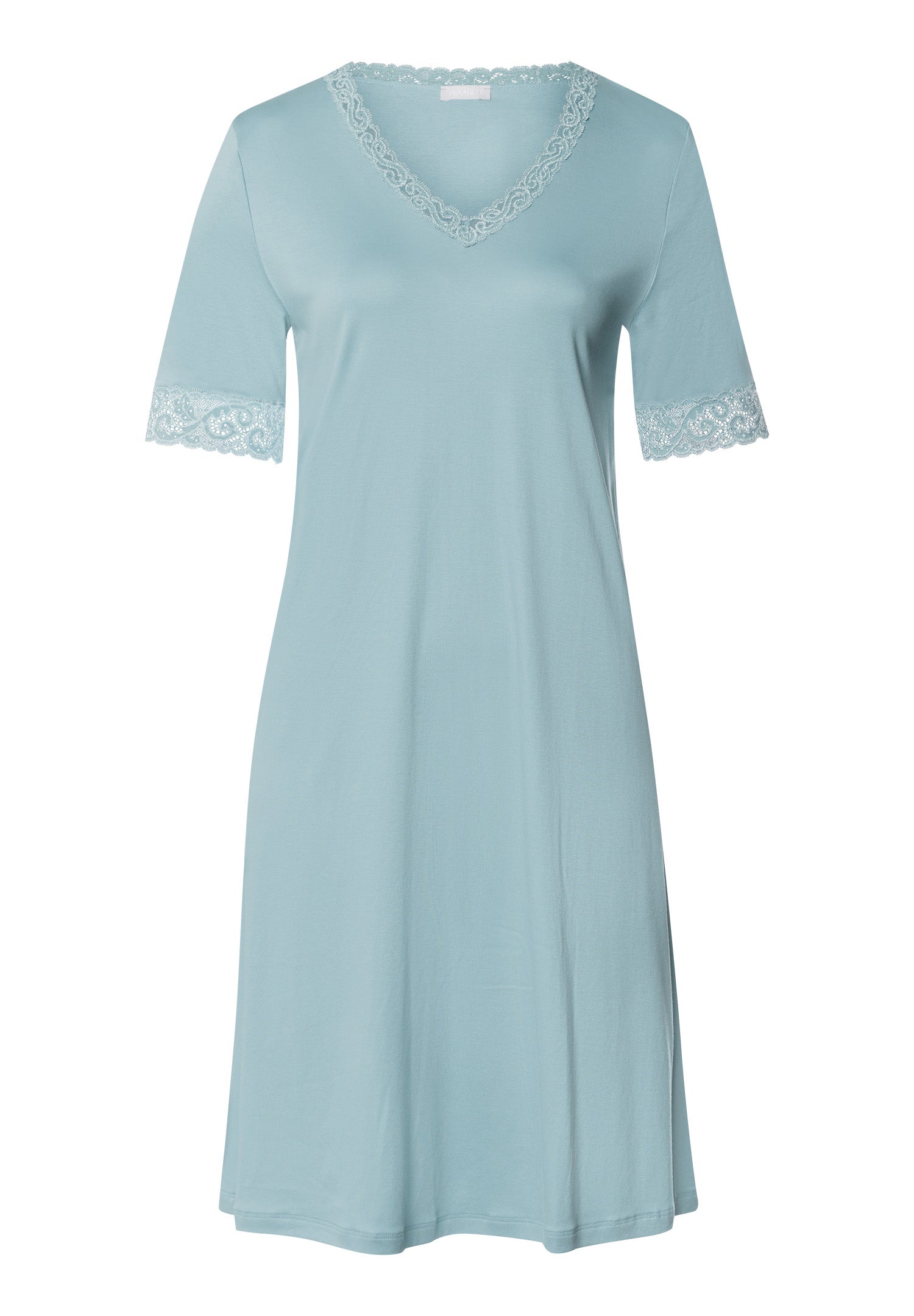 Moments Short Sleeve Nightgown 100cm | Tourmaline Blue 77040-2712