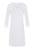 77162 Moments 3/4 Slv Nightgown 100cm - 101 White
