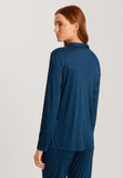 77305 Grand Central Long Sleeve Button Front Shirt - 1652 Mystic Blue