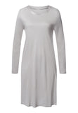 Grand Central Round Neck Nightgown 100cm | Silver Vapor 77339-2652