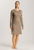 77339 Grand Central Long Sleeve Nightgown 100cm - 2847 Taupe
