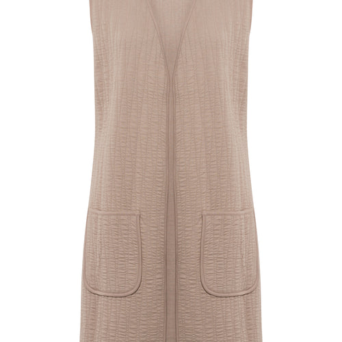 77392 Sleep & Lounge Long Vest - 2819 Mocha