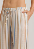 77617 Sleep And Lounge Woven Long Pant - 2953 Textured Stripe