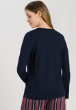 77844 Sleep And Lounge L/Slv Shirt - 1610 Deep Navy