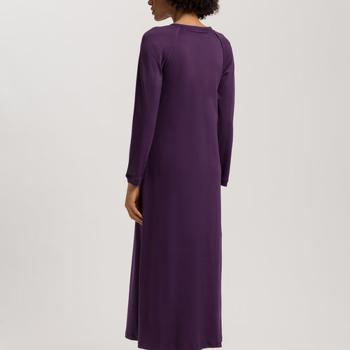 Pure Essence Cotton V-Neck Nightgown 130cm | Amethyst 77947-2431