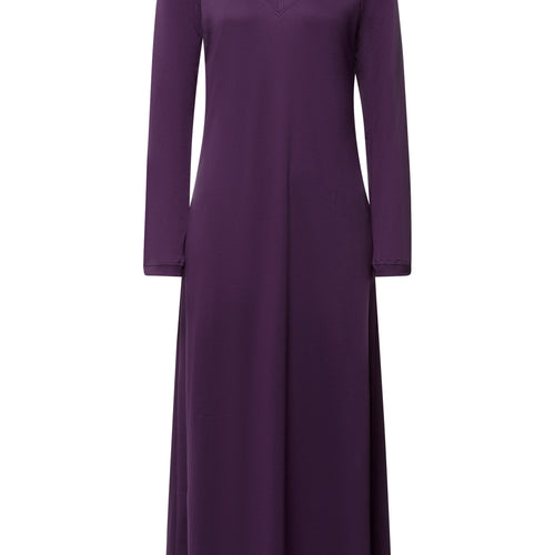 Pure Essence Cotton V-Neck Nightgown 130cm | Amethyst 77947-2431