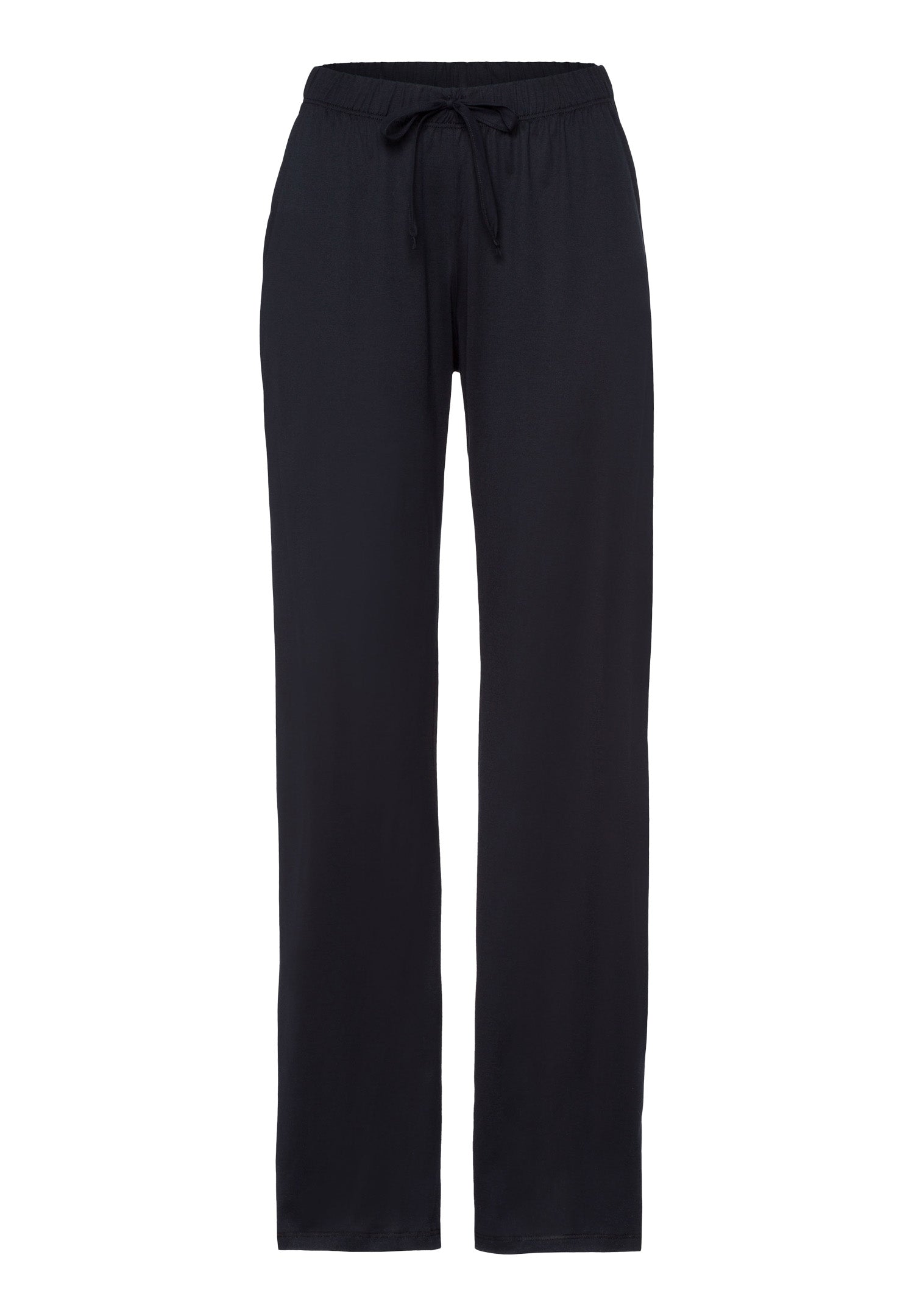 77955 Cotton Deluxe Drawstring Long Pant - 019 Black