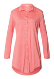 Cotton Deluxe Button Front Cotton Sleep Shirt | Lantana 77958-2347