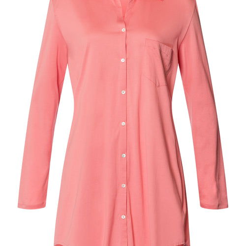 Cotton Deluxe Button Front Cotton Sleep Shirt | Lantana 77958-2347