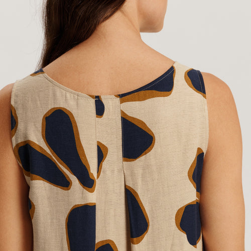 Urban Casuals Linen Blend Dress | Desert Flower 78527-3007