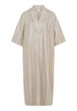 78671 Urban Casuals Dress - 2960 Affogato Stripe