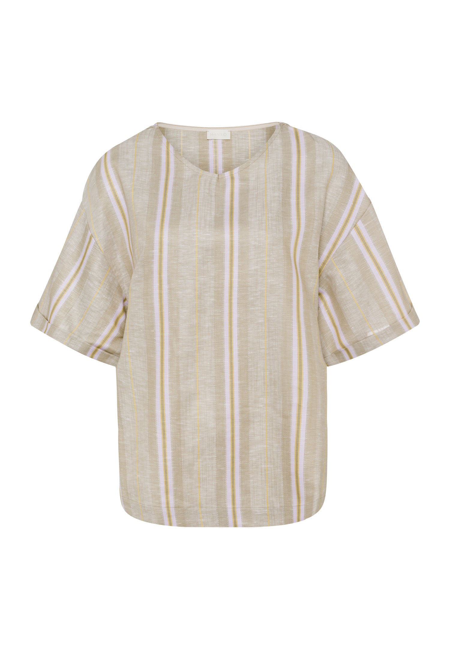 78672 Urban Casuals Short Sleeve Shirt - 2960 Affogato Stripe