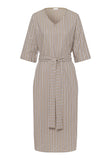 78709 Urban Casuals Dress - 2370 Earthy Stripe