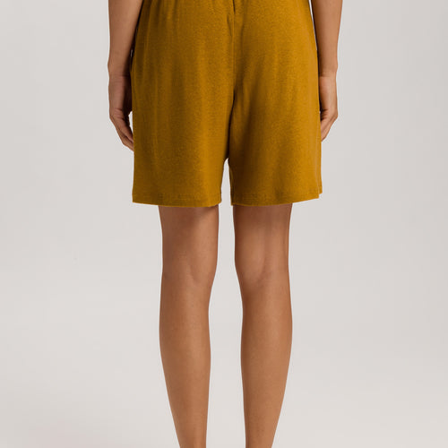 Summer Knits Linen Blend Shorts | Golden Cumin 78879-2803
