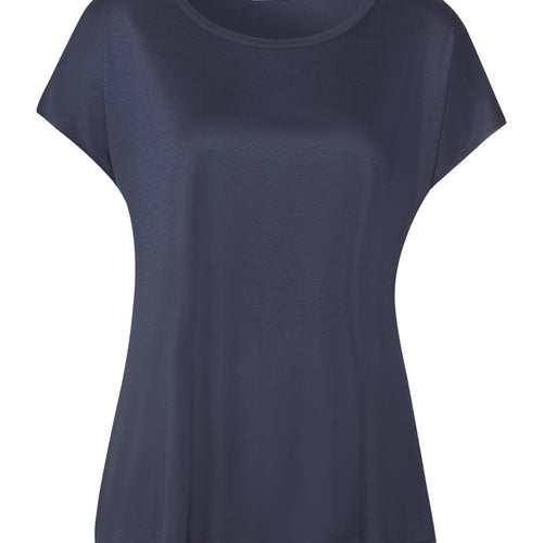 Sleep And Lounge Short Sleeve Shirt | Smoky Blue 79391-1534