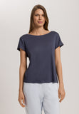 Sleep And Lounge Short Sleeve Shirt | Smoky Blue 79391-1534