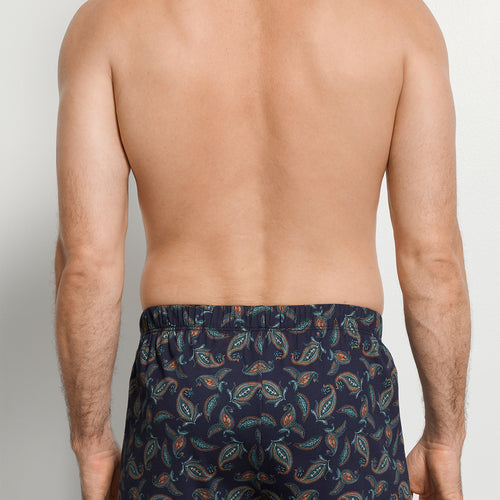 Fancy Jersey Cotton Knit Boxers | Floral Paisley Print 79400-2940