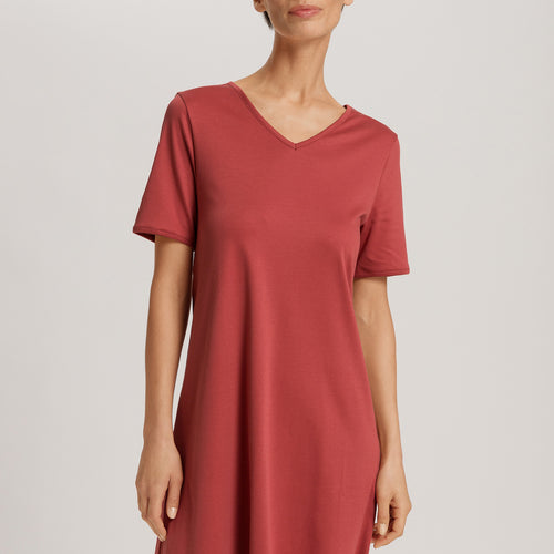 Cleo S/Slv Nightdress 90cm | Marsala 79535-2400