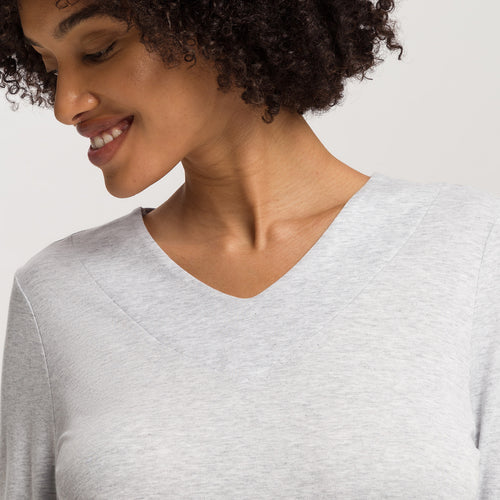 Mira L/Slv Nightdress 110cm | Cloud Melange 79631-2991